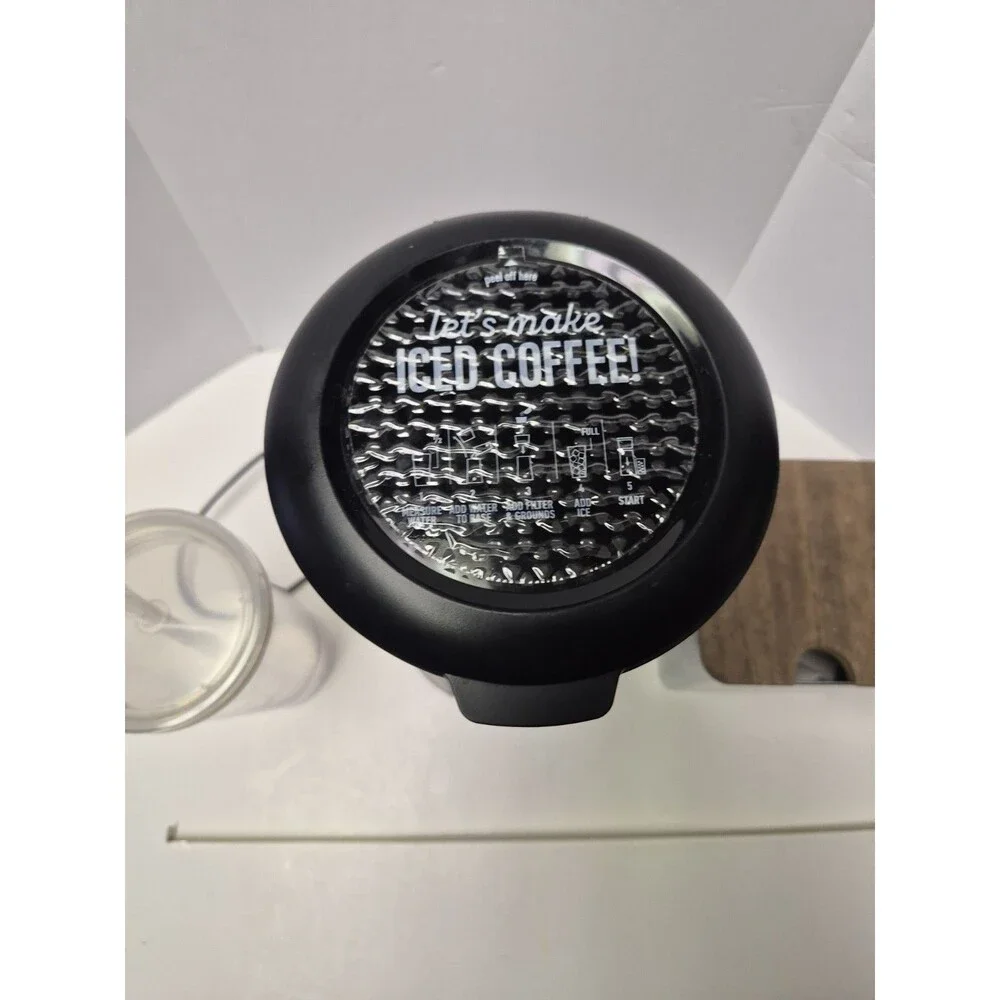 used Mr Coffee Iced Coffee Maker BVMC-ICMBL-AM w Original Tumbler Tested Works